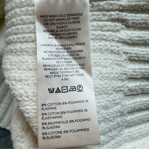 New! Free People We The Free White Still A Fan Pullover Sweater 23028 - Picture 10 of 11